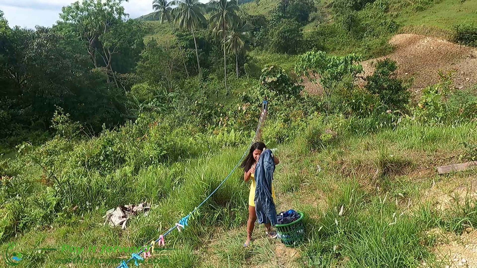 Recurring comments life in Ginatilan mountain and washing clothes