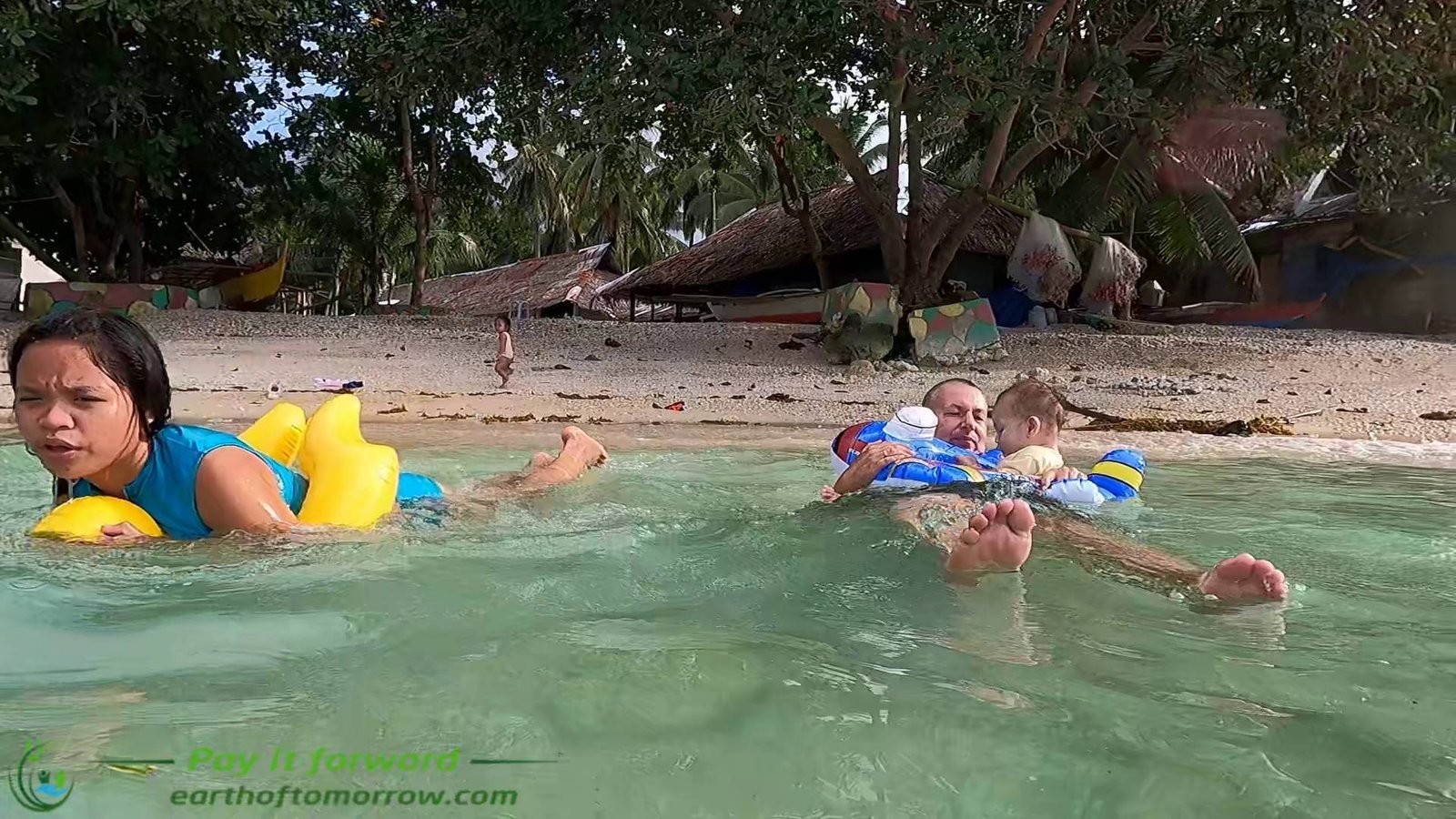 Sheritani beach and MK Foodhouse in Ginatilan Cebu