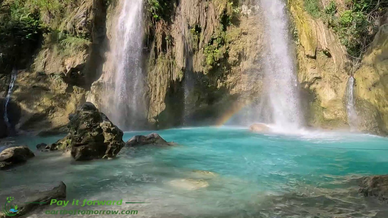 Inambakan falls Ginatilan and dinner in Panagsama Moalboal