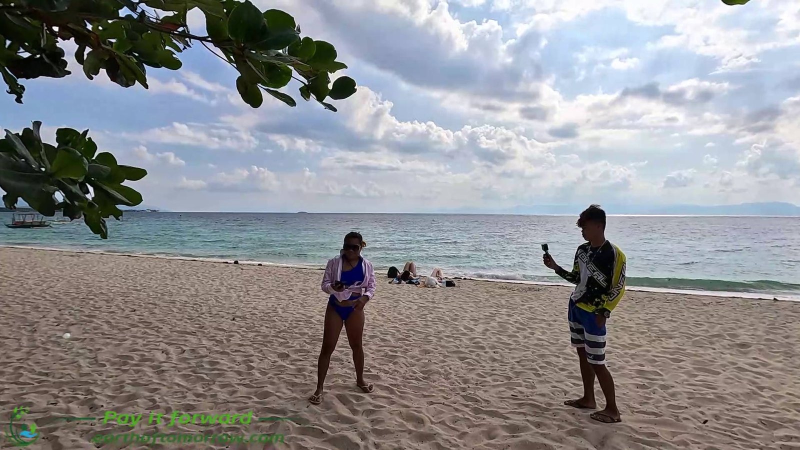 Sea shells and balut at White Beach in Moalboal Cebu