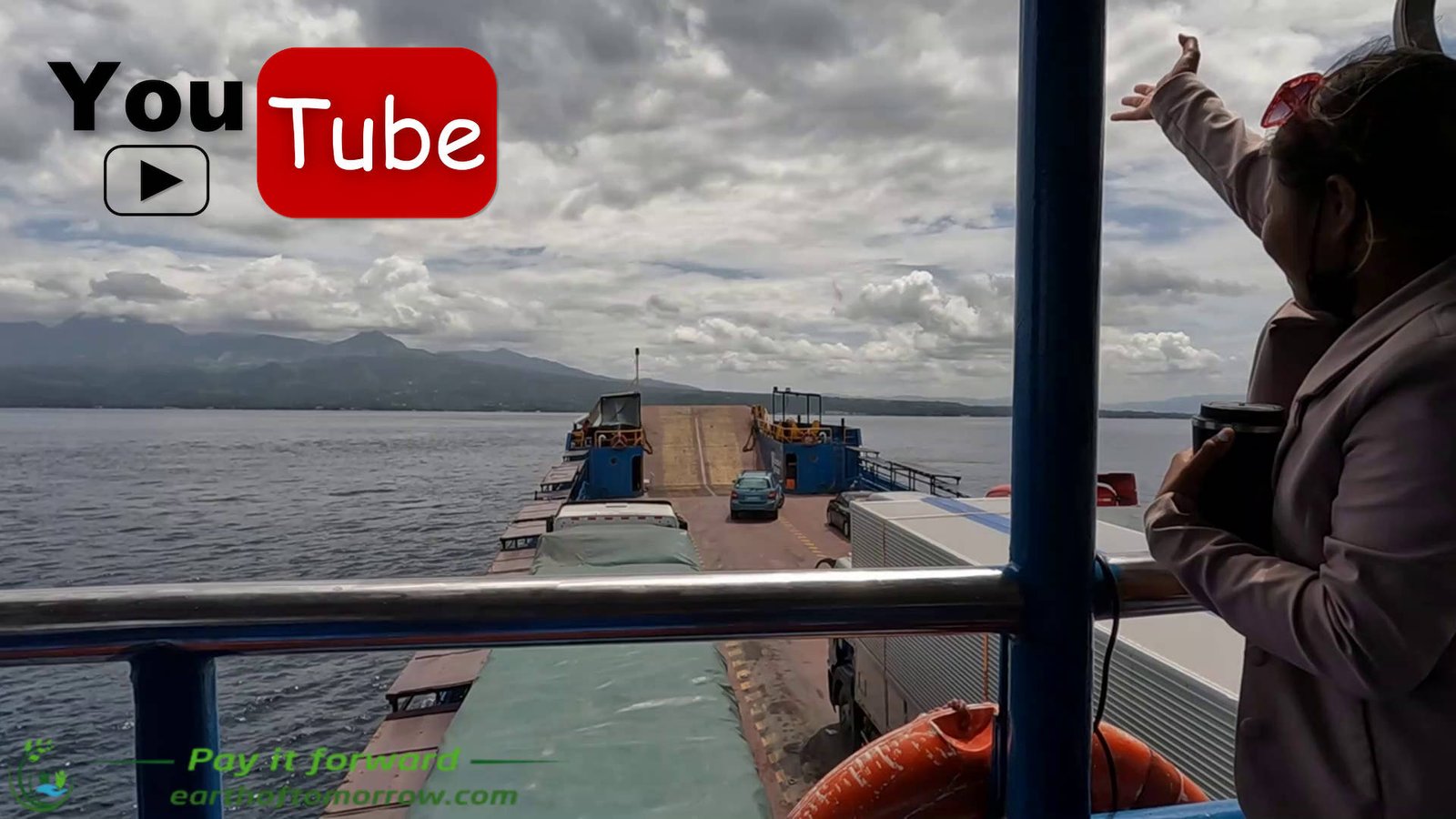 We go to Dumaguete to receive a passport for Liam. Video