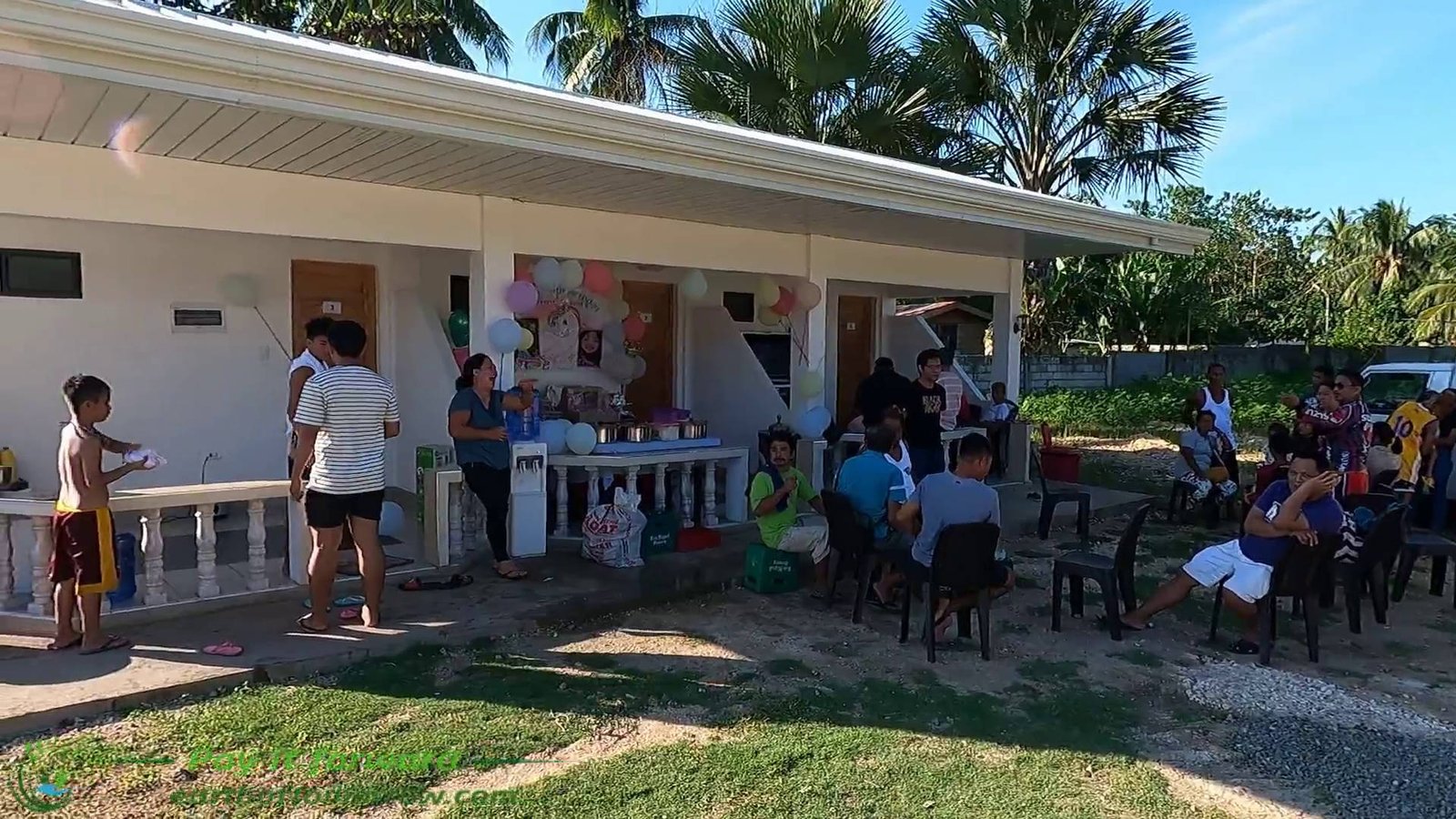 We visit a birthday after an invitation from a fan