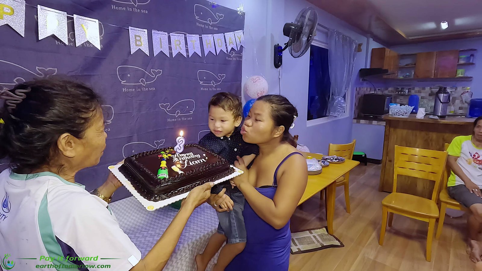 My boy has his third birthday. Lechon and happiness